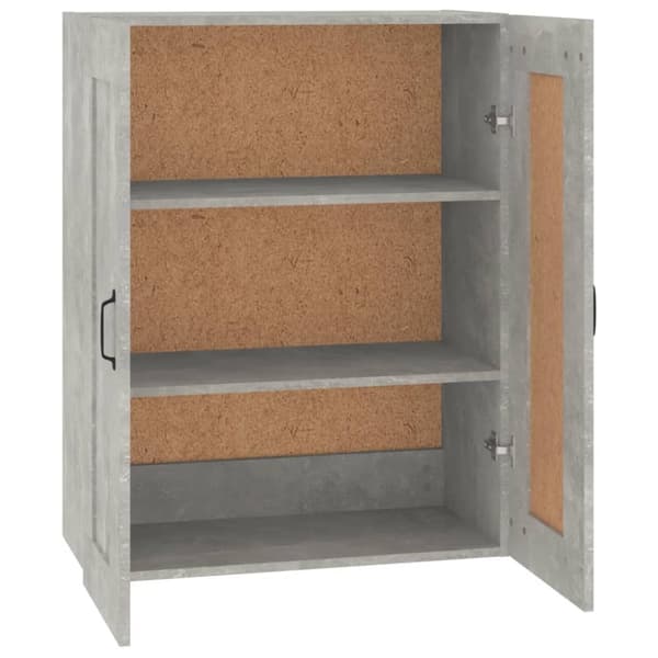 The Living Store Väggskåp betonggrå 69,5x32,5x90 cm - Skänkar & serveringsbord