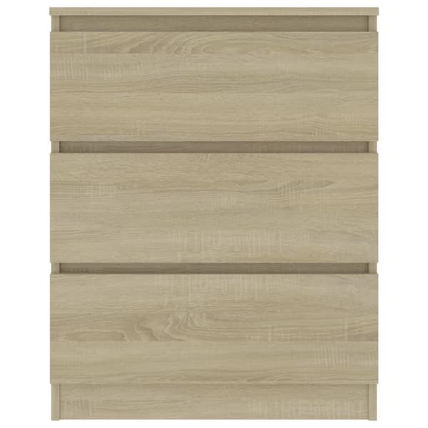 The Living Store Byrå sonoma-ek 60x35x76 cm konstruerat trä -  Skänkar & serveringsbord