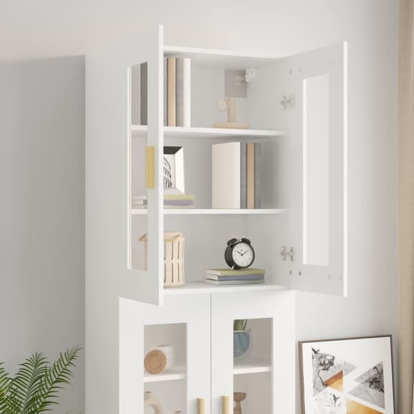 The Living Store Riippuva seinäkaappi valkoinen 69,5x34x90 cm -  Tarjoilupöydät & senkit