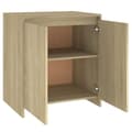 Miniatyrbillede 9 af 10: The Living Store skænk 70x41x75 cm konstrueret træ sonoma-eg -  Skænke