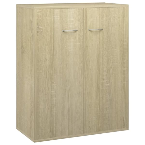 The Living Store skænk 60 x 30 x 75 cm spånplade sonoma-eg - Skænke