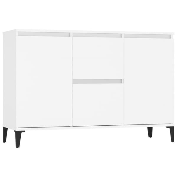 The Living Store Skänk vit 104x35x70 cm spånskiva - Skänkar & serveringsbord