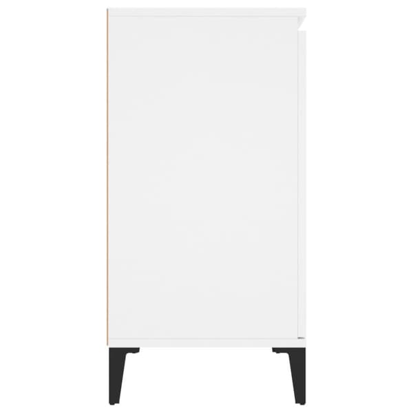 The Living Store Skänk vit 104x35x70 cm spånskiva - Skänkar & serveringsbord