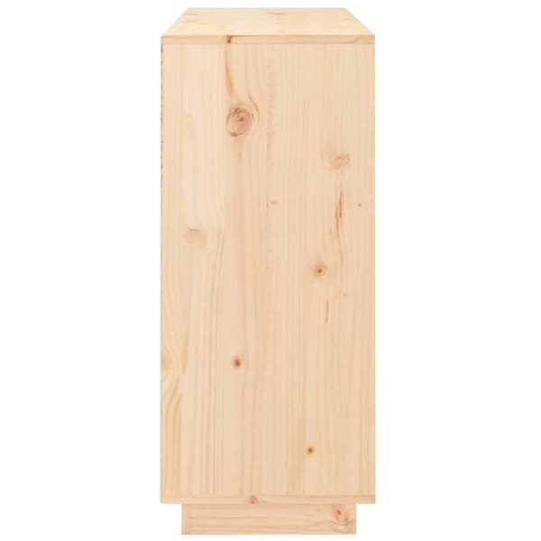 The Living Store skænk 104,5x34x80 cm massivt fyrretræ - Skænke