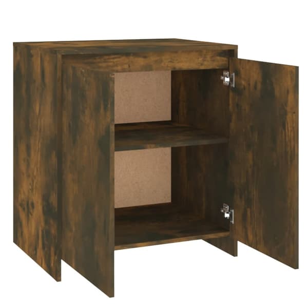 The Living Store Senkki savutammi 70x41x75 cm tekninen puu - Tarjoilupöydät & senkit