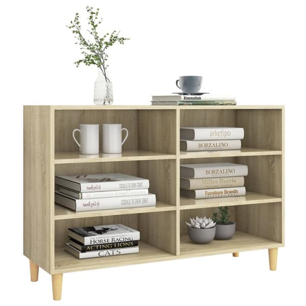 The Living Store skænk 103,5x35x70 cm konstrueret træ sonoma-eg -  Skænke