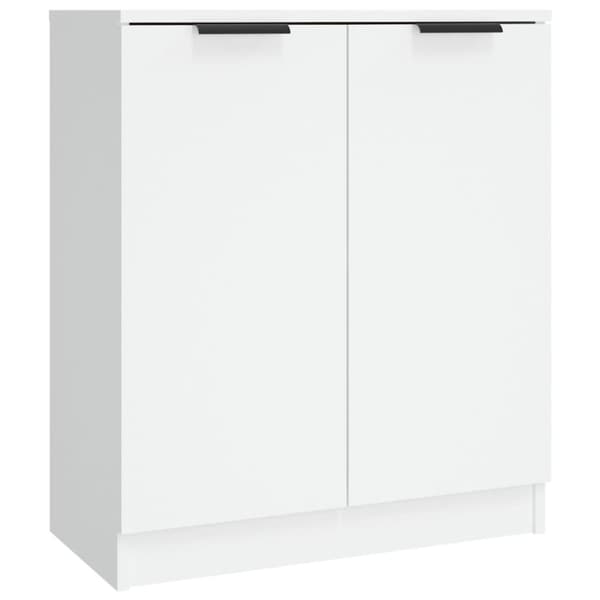 The Living Store Senkit 3 kpl valkoinen tekninen puu -  Tarjoilupöydät & senkit