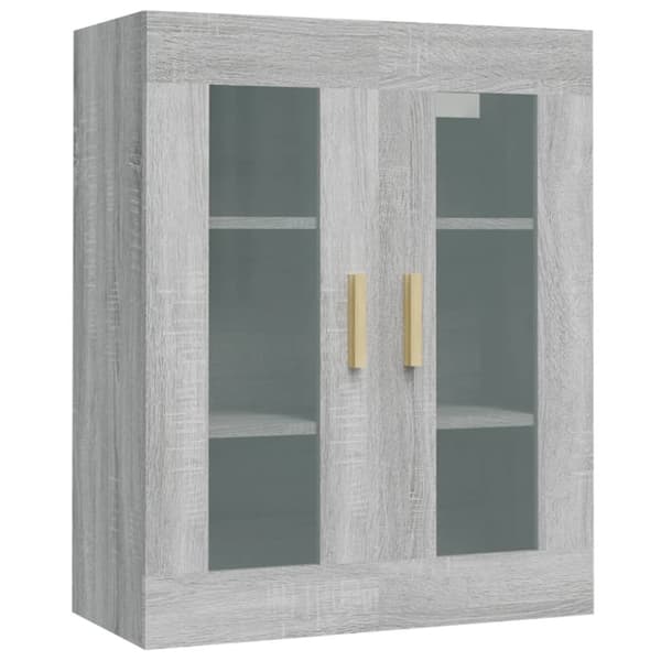 The Living Store vægskab 69,5x34x90 cm grå sonoma-eg -  Skænke