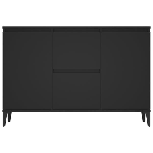 The Living Store skænk 104x35x70 cm spånplade sort -  Skænke