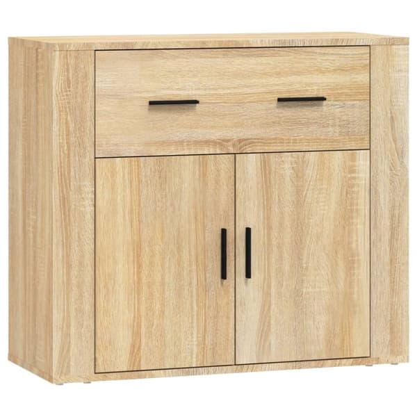 The Living Store Skänk 3 delar Sonoma ek konstruerat trä -  Skänkar & serveringsbord