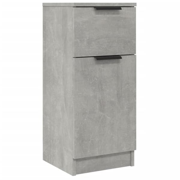 The Living Store Byrå betonggrå 30x30x70 cm konstruerat trä -  Skänkar & serveringsbord