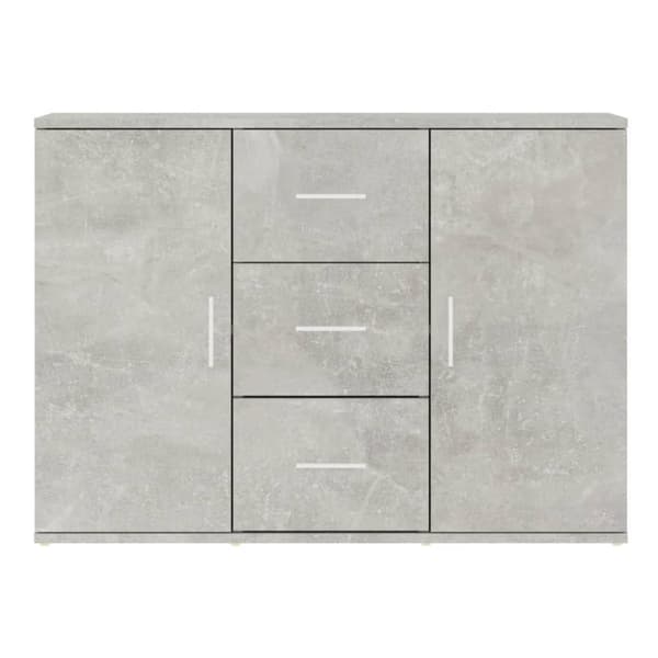 The Living Store skænk 91x29,5x65 cm konstrueret træ betongrå - Skænke