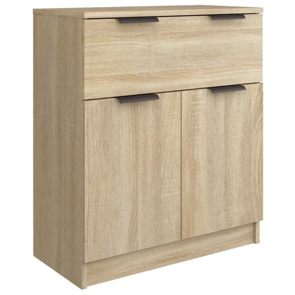 The Living Store Skänk 3 delar sonoma-ek konstruerat trä - Skänkar & serveringsbord