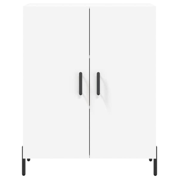 The Living Store højskab 69,5x34x180 cm konstrueret træ hvid -  Skænke