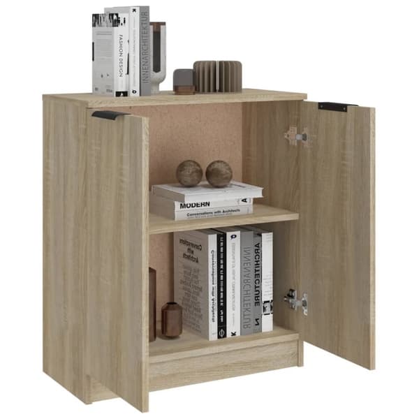 The Living Store skænk 60x30x70 cm konstrueret træ sonoma-eg -  Skænke