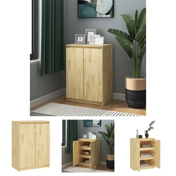The Living Store Senkki 60x36x84 cm täysi mänty -  Tarjoilupöydät & senkit