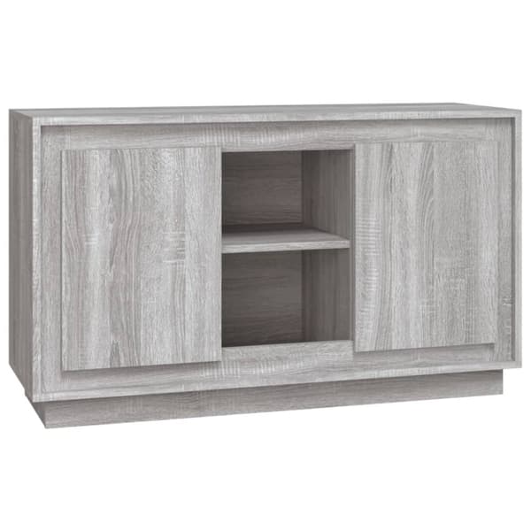 The Living Store skænk 102x35x60 cm konstrueret træ grå sonoma-eg - Skænke