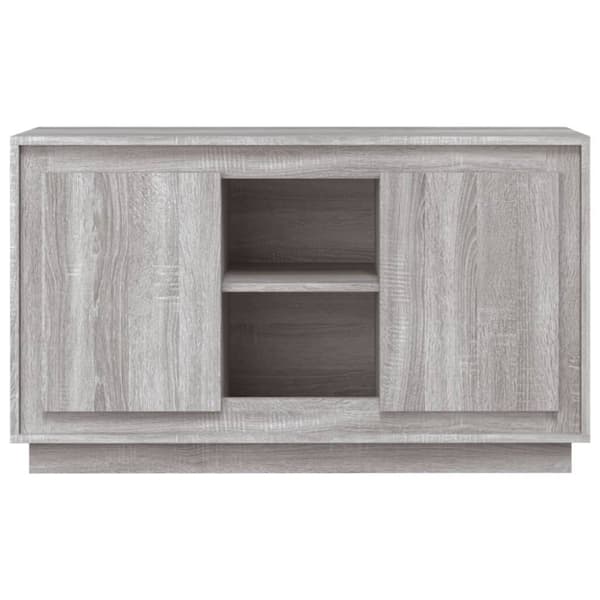 The Living Store skænk 102x35x60 cm konstrueret træ grå sonoma-eg - Skænke