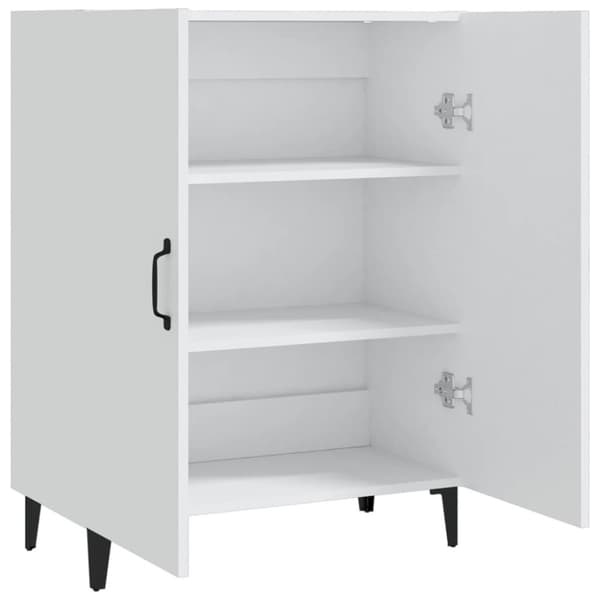 The Living Store skænk 70x34x90 cm konstrueret træ hvid - Skænke