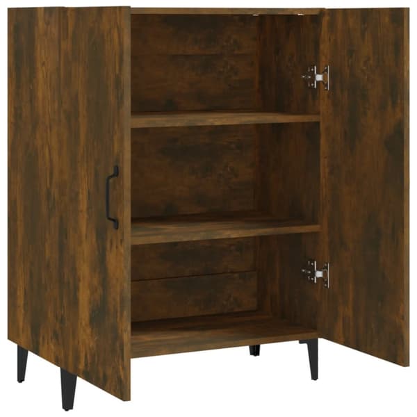 The Living Store Senkki savutammi 70x34x90 cm tekninen puu -  Tarjoilupöydät & senkit