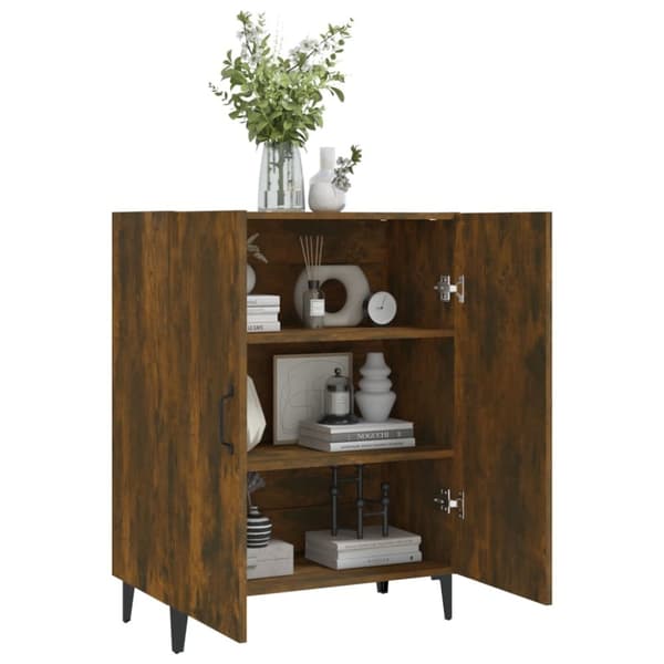 The Living Store Senkki savutammi 70x34x90 cm tekninen puu -  Tarjoilupöydät & senkit