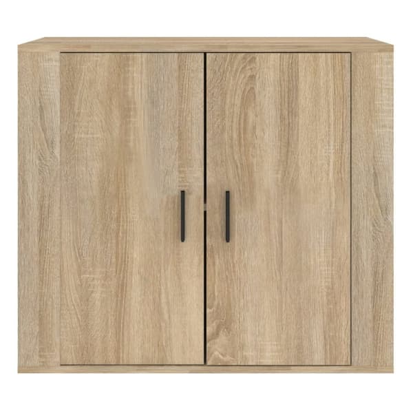The Living Store Skänk sonoma-ek 80x33x70 cm konstruerat trä - Skänkar & serveringsbord