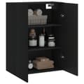 Miniatyrbillede 6 af 11: The Living Store væghængt skab 69,5x34x90 cm sort -  Skænke
