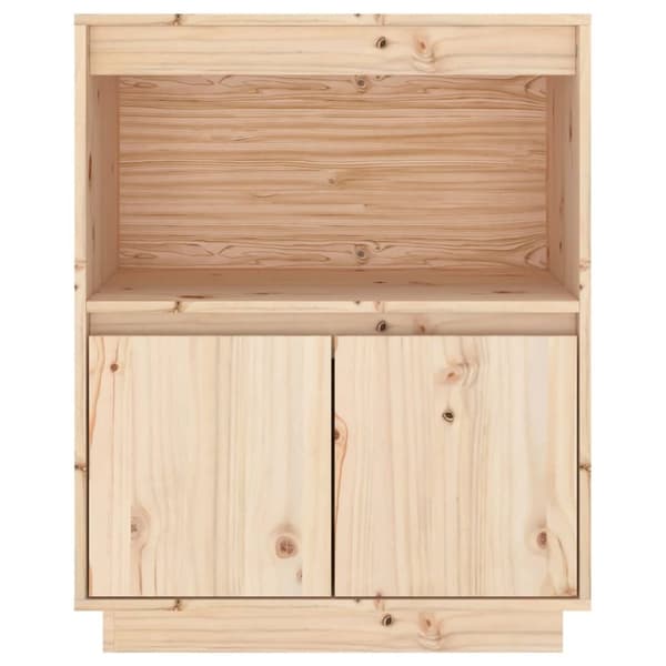 The Living Store skænk 60x34x75 cm massivt fyrretræ -  Skænke