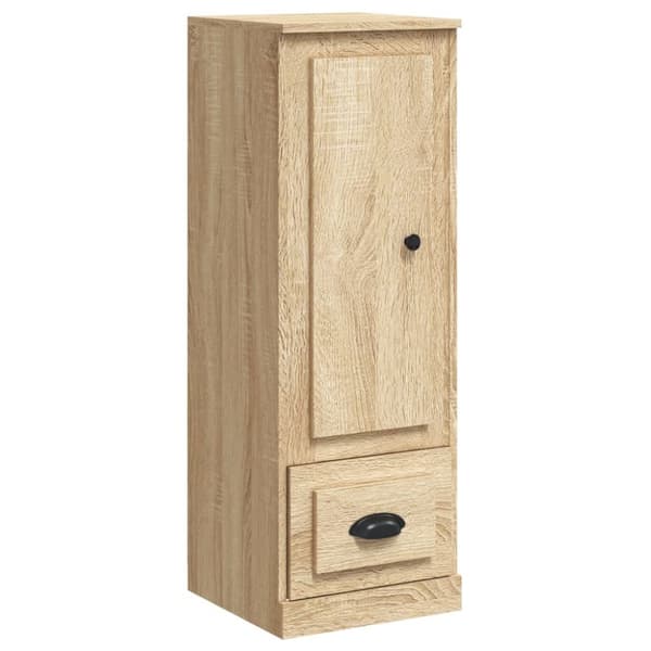 The Living Store Skåp sonoma-ek 36x35,5x103,5 cm konstruerat trä - Skänkar & serveringsbord