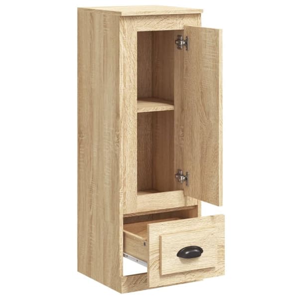 The Living Store Skåp sonoma-ek 36x35,5x103,5 cm konstruerat trä - Skänkar & serveringsbord