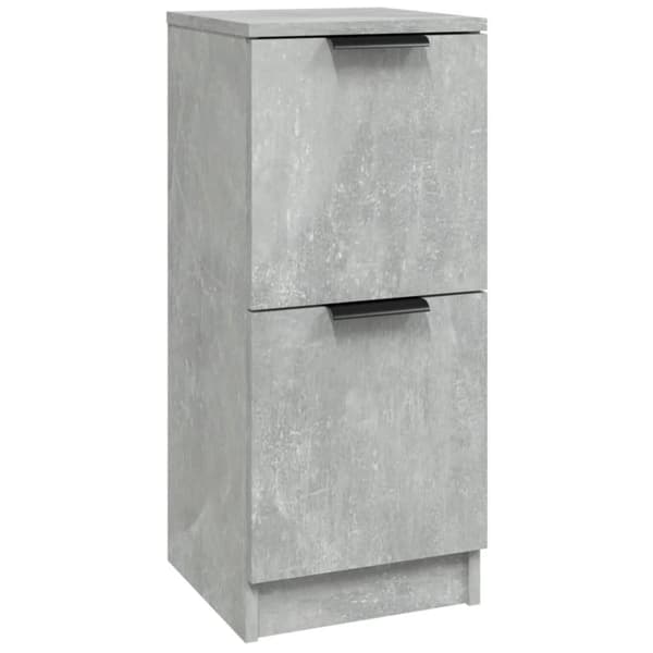 The Living Store skænk 30x30x70 cm konstrueret træ betongrå - Skænke