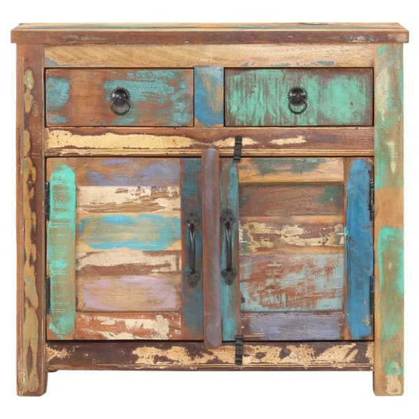 The Living Store Skänk 70x35x65 cm massivt återvunnet trä - Skänkar & serveringsbord