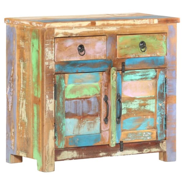 The Living Store Skänk 70x35x65 cm massivt återvunnet trä - Skänkar & serveringsbord