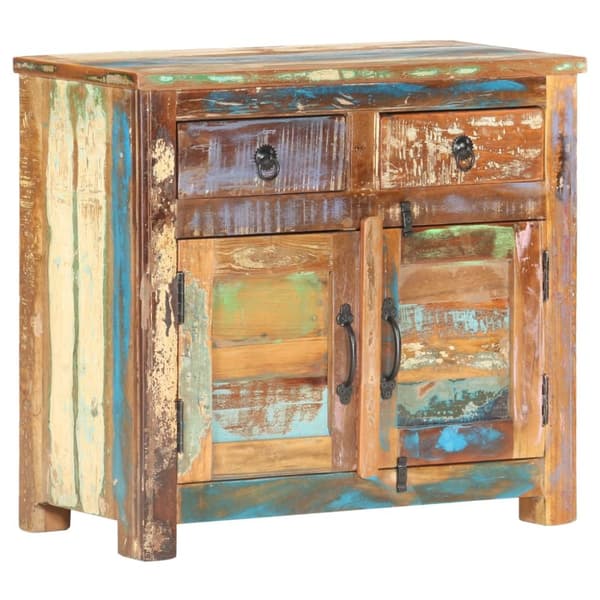The Living Store Skänk 70x35x65 cm massivt återvunnet trä - Skänkar & serveringsbord