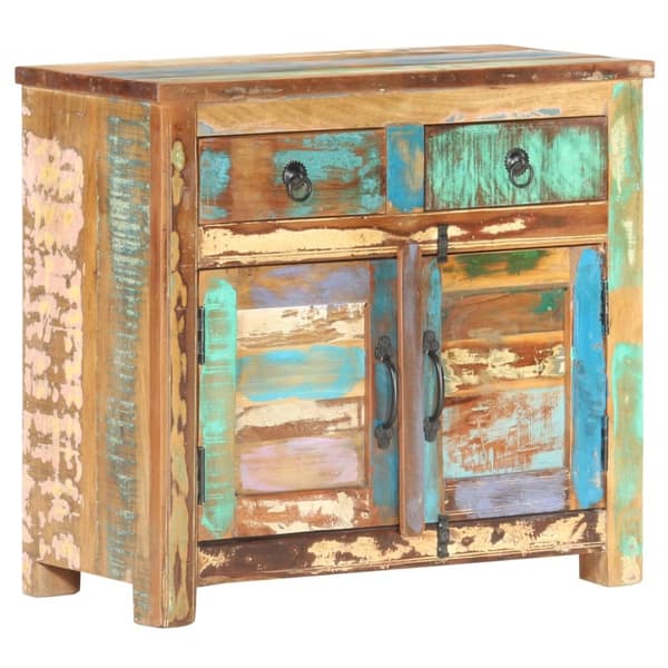 The Living Store Skänk 70x35x65 cm massivt återvunnet trä - Skänkar & serveringsbord