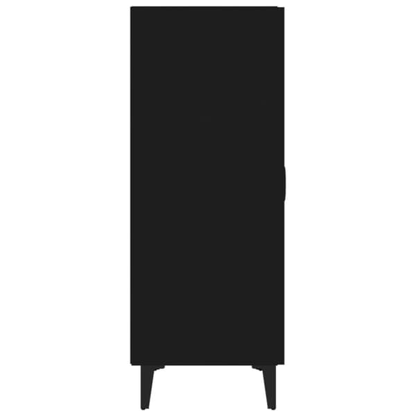The Living Store Skänk svart 70x34x90 cm konstruerat trä -  Skänkar & serveringsbord