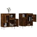 Miniatyrbild 4 av 11: The Living Store Skänk 2 delar rökfärgad ek konstruerat trä -  Skänkar & serveringsbord