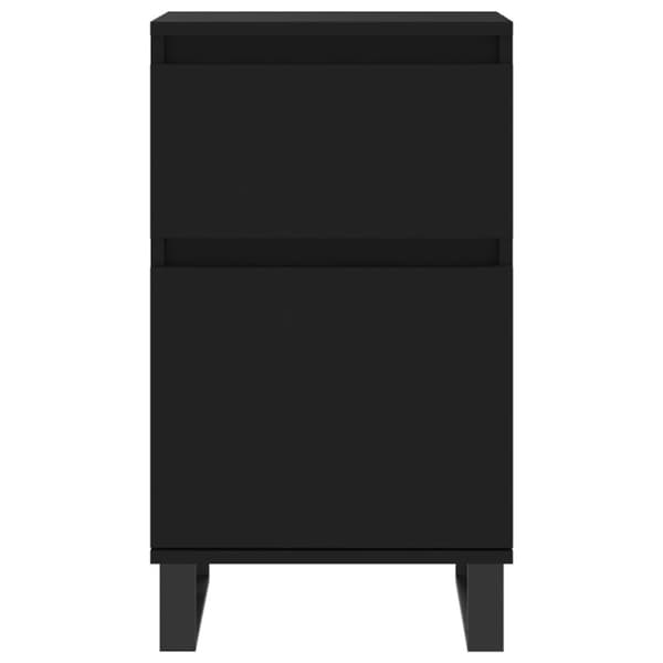 The Living Store Byråer 2 st svart 40x35x70 cm konstruerat trä -  Skänkar & serveringsbord