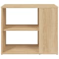 Miniatyrbillede 5 af 9: The Living Store sideskab 60x30x50 cm konstrueret træ sonoma-eg -  Skænke