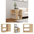 Miniatyrbillede 1 af 9: The Living Store sideskab 60x30x50 cm konstrueret træ sonoma-eg -  Skænke