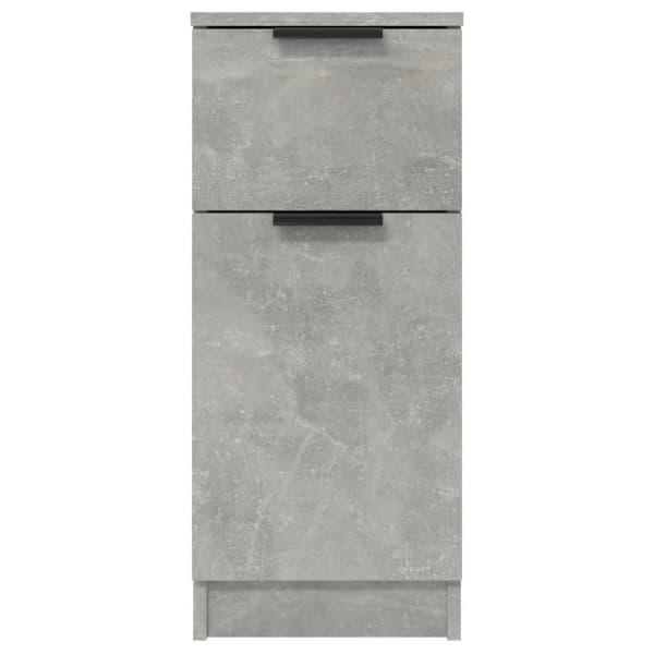 The Living Store skænke 2 stk. 30x30x70 cm konstrueret træ betongrå -  Skænke