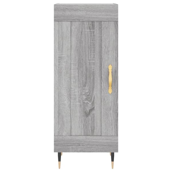 The Living Store højskab 34,5x34x180 cm konstrueret træ grå sonoma-eg -  Skænke
