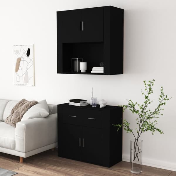 The Living Store Kaappi musta tekninen puu - Tarjoilupöydät & senkit