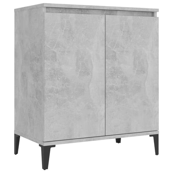 The Living Store Skänk betonggrå 60x35x70 cm konstruerat trä -  Skänkar & serveringsbord