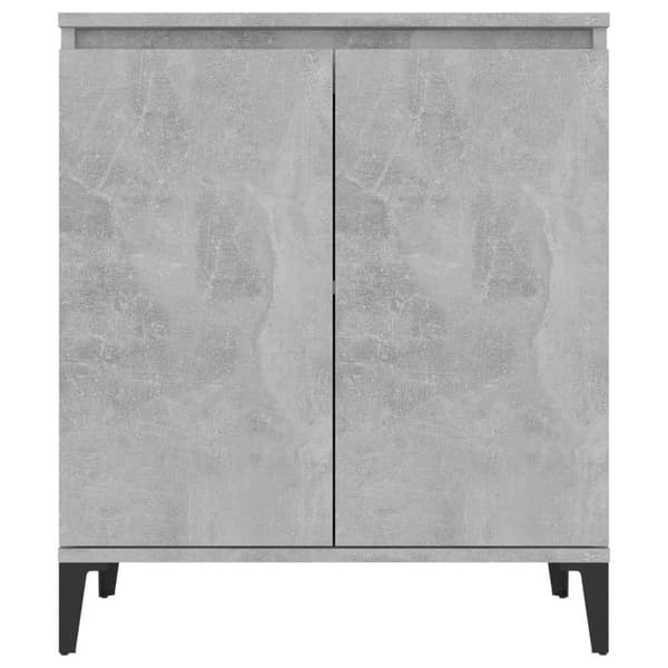 The Living Store Skänk betonggrå 60x35x70 cm konstruerat trä -  Skänkar & serveringsbord