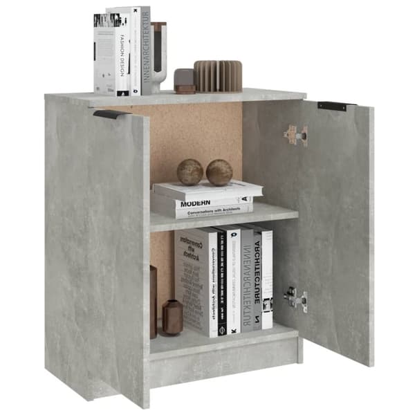 The Living Store Byrå betonggrå 60x30x70 cm konstruerat trä -  Skänkar & serveringsbord