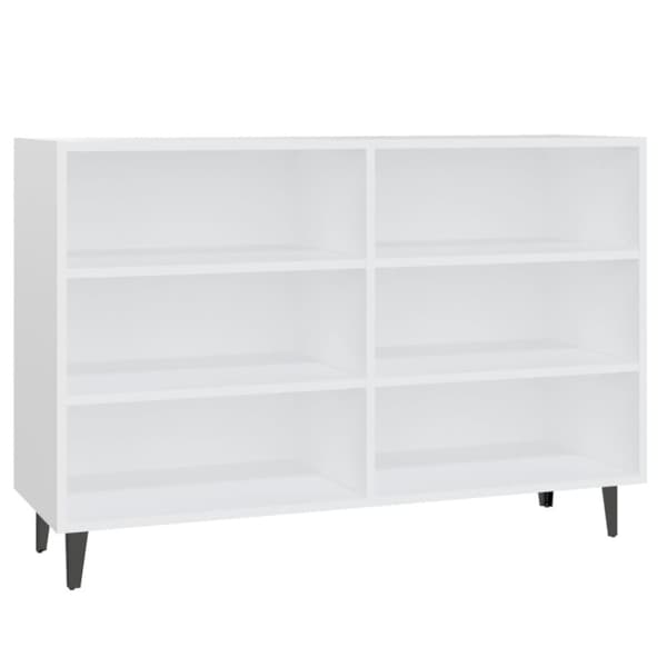 The Living Store Skänk vit 103,5x35x70 cm konstruerat trä - Skänkar & serveringsbord