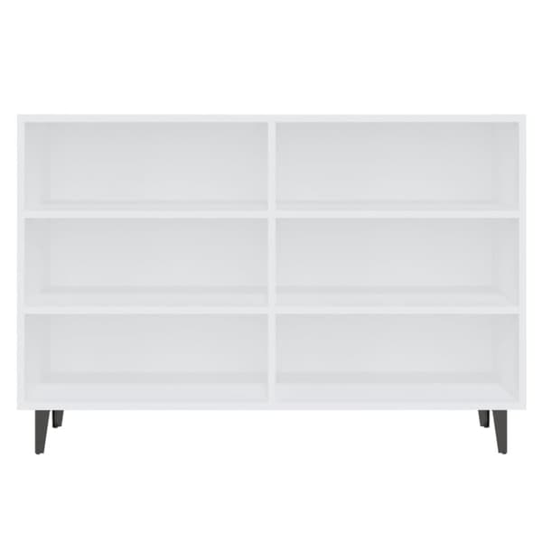 The Living Store Skänk vit 103,5x35x70 cm konstruerat trä - Skänkar & serveringsbord