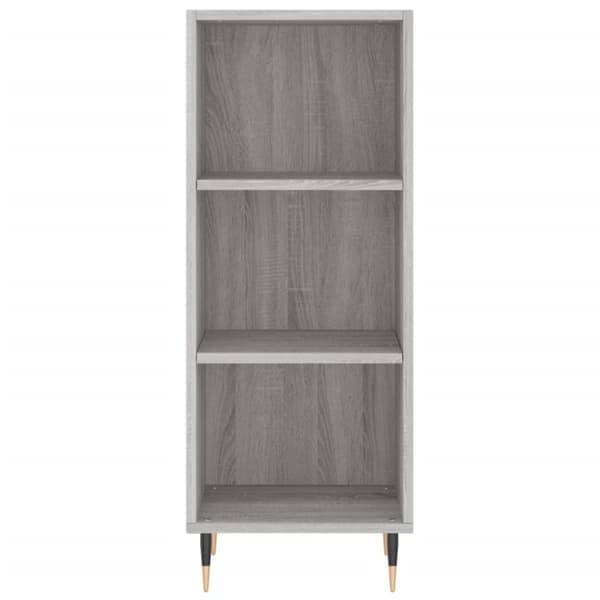 The Living Store højskab 34,5x32,5x180 cm konstrueret træ grå sonoma-eg -  Skænke