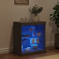 Pikkukuva 4 / 11: The Living Store Senkki LED-valoilla musta 60,5x37x67 cm -  Tarjoilupöydät & senkit